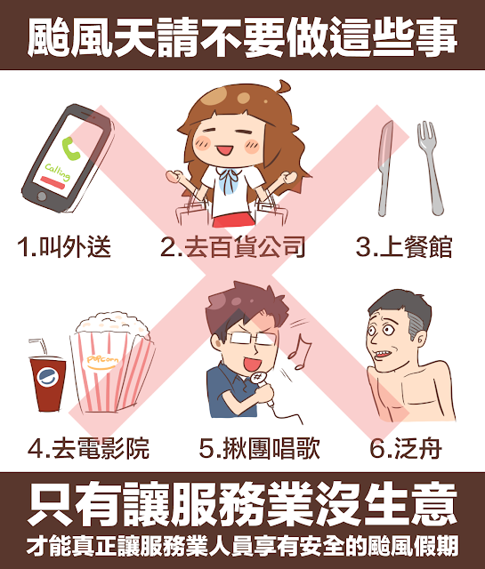 颱風天請不要做這些事