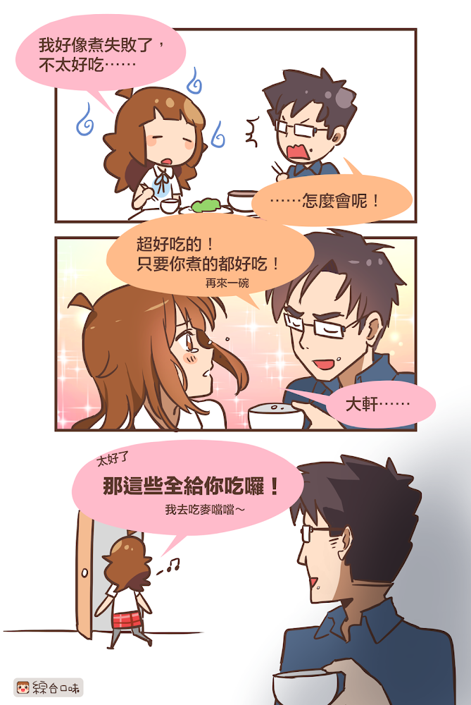 女友煮失敗時⋯⋯