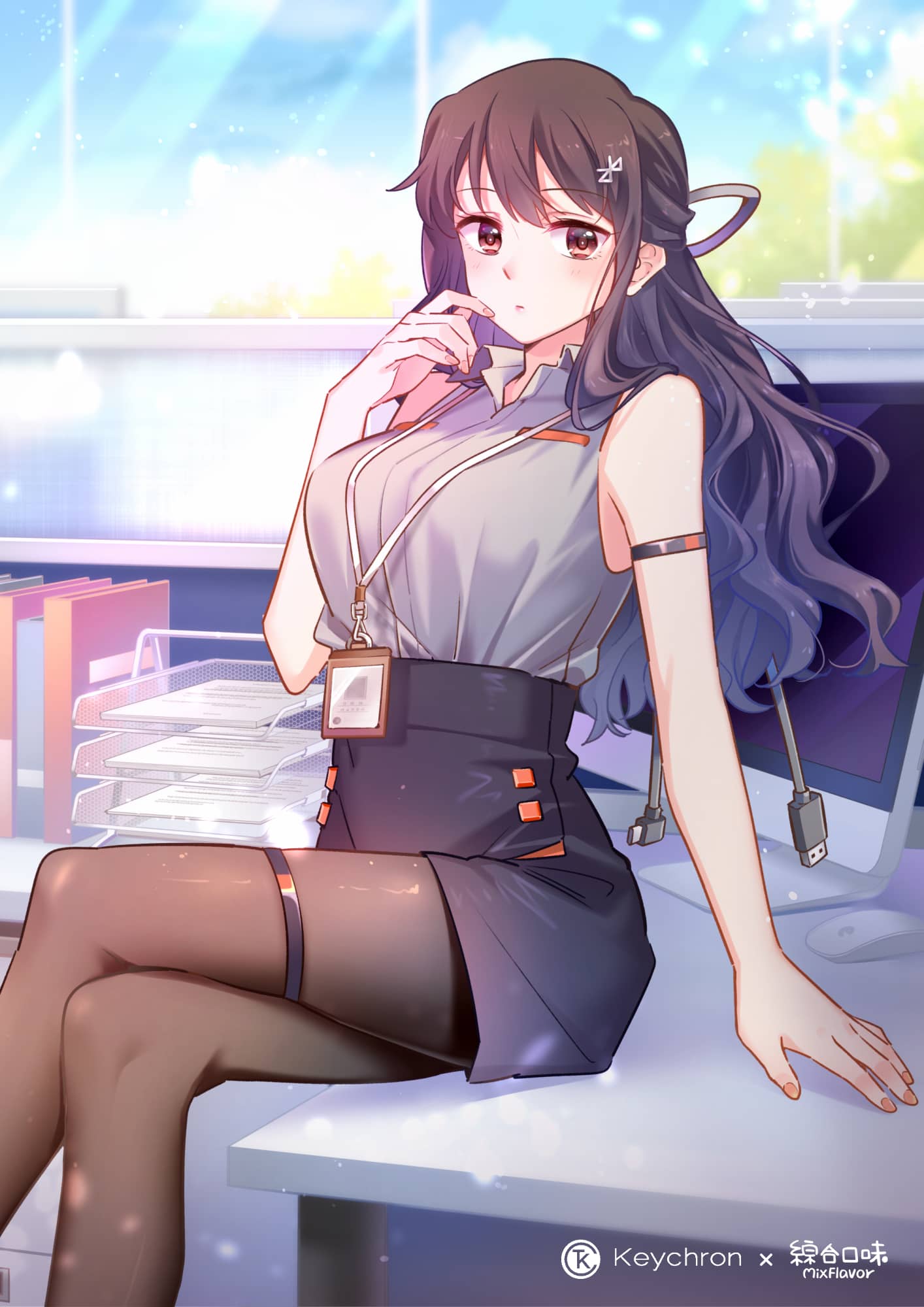 史上第一隻鍵盤擬人誕生！Keychron K娘：Kaori 香織！