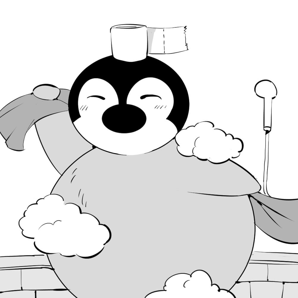 捲貓企鵝